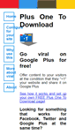 Mobile Screenshot of plusonetodownload.com
